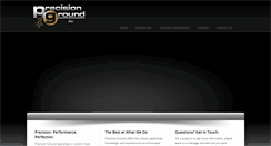 Desktop Screenshot of precisionground.net